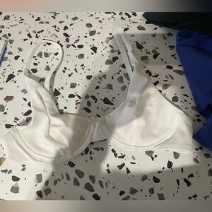 Elegant White Women's bikini tops